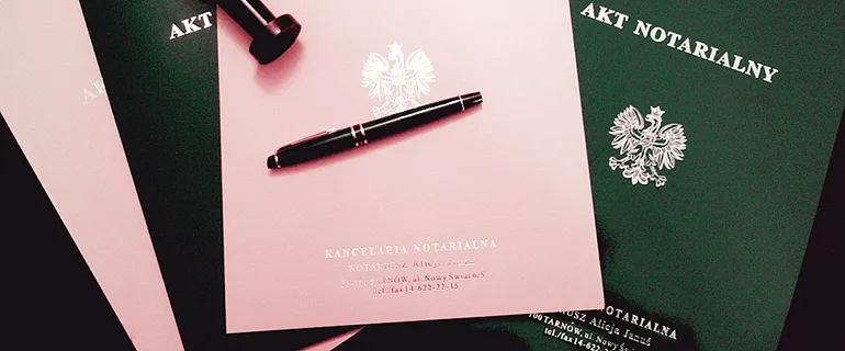 Wnętrze kancelarii notarialnej w Tarnowie